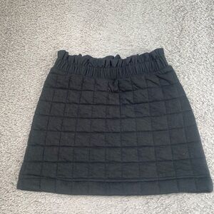 Wonder Nation Black Smocked Bubble Mini Skirt